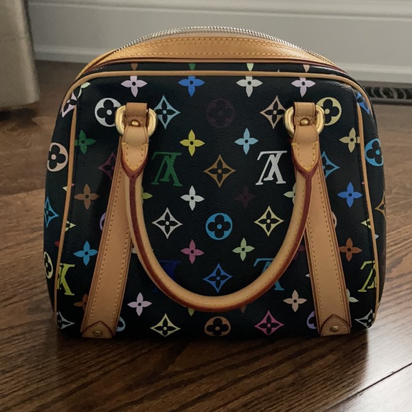 Authentic Louis Vuitton Black Multicolor Priscilla purse bag - Picture 9 of 9